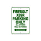Buell Fire Bolt XB 9 R Parking Only All Others Will Be Towed Aluminum Decor Garage Sign