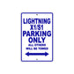 Buell Lightning X1/S1 Parking Only All Others Will Be Towed Aluminum Decor Garage Sign