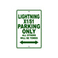 Buell Lightning X1/S1 Parking Only All Others Will Be Towed Aluminum Decor Garage Sign