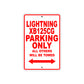 Buell Lightning XB125 CG Parking Only All Others Will Be Towed Aluminum Decor Garage Sign