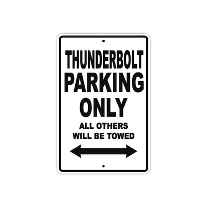 Buell Thunderbolt Parking Only All Others Will Be Towed Aluminum Decor Garage Sign