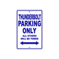 Buell Thunderbolt Parking Only All Others Will Be Towed Aluminum Decor Garage Sign