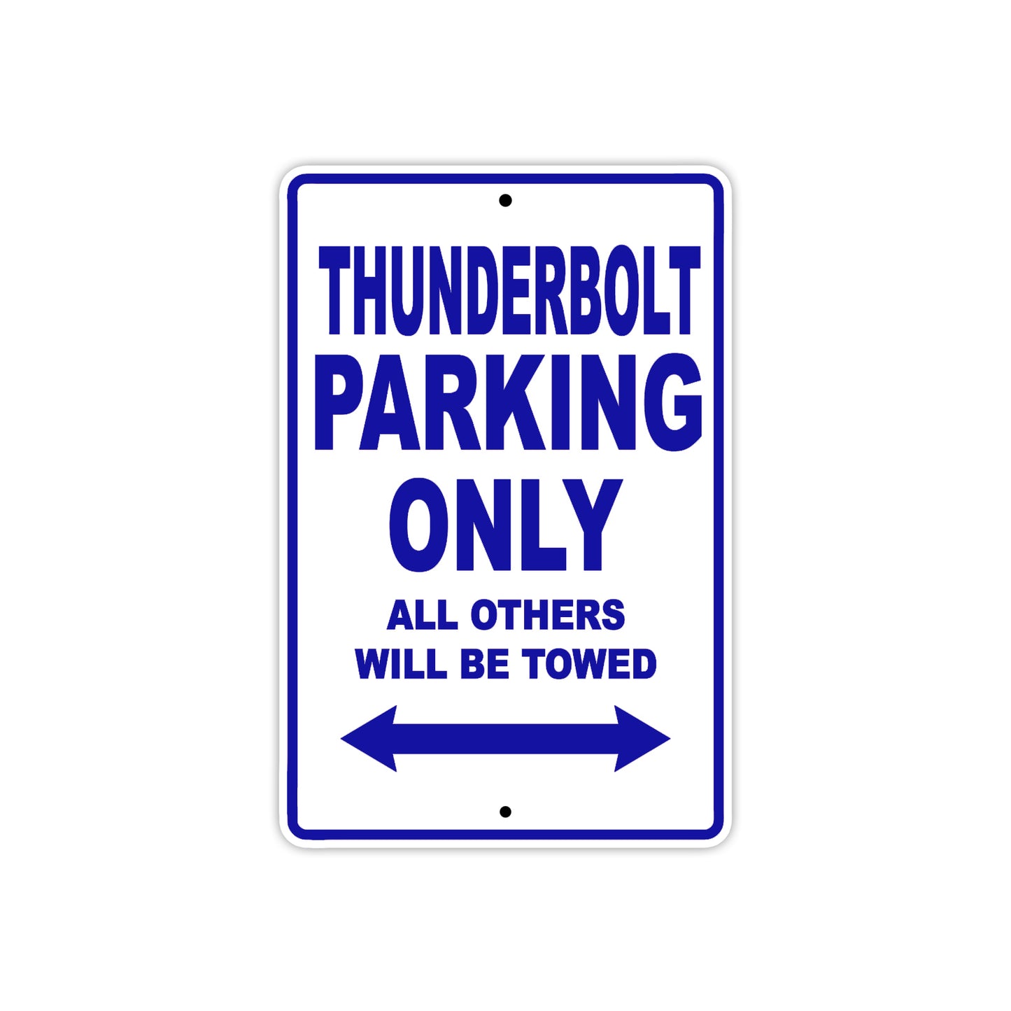 Buell Thunderbolt Parking Only All Others Will Be Towed Aluminum Decor Garage Sign