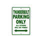 Buell Thunderbolt Parking Only All Others Will Be Towed Aluminum Decor Garage Sign