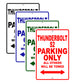 Buell Thunderbolt S2 Parking Only All Others Will Be Towed Aluminum Decor Garage Sign