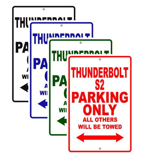 Buell Thunderbolt S2 Parking Only All Others Will Be Towed Aluminum Decor Garage Sign