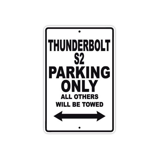 Buell Thunderbolt S2 Parking Only All Others Will Be Towed Aluminum Decor Garage Sign