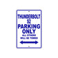 Buell Thunderbolt S2 Parking Only All Others Will Be Towed Aluminum Decor Garage Sign