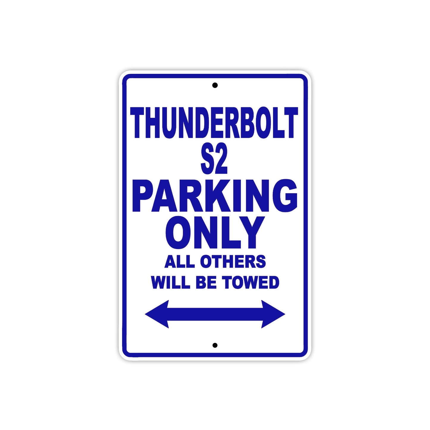 Buell Thunderbolt S2 Parking Only All Others Will Be Towed Aluminum Decor Garage Sign