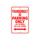 Buell Thunderbolt S2 Parking Only All Others Will Be Towed Aluminum Decor Garage Sign