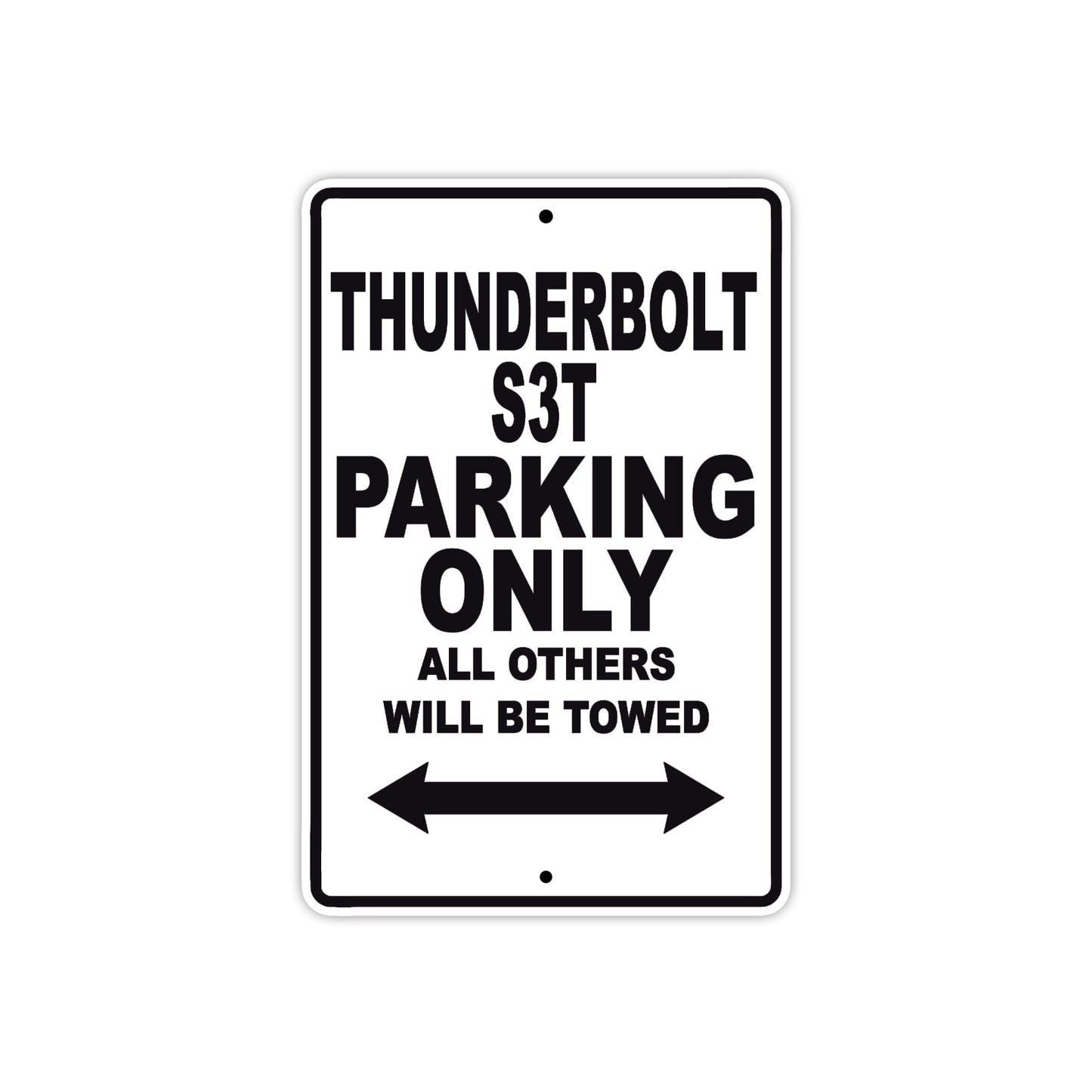 Buell Thunderbolt S3T Parking Only All Others Will Be Towed Aluminum Decor Garage Sign