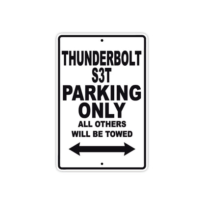 Buell Thunderbolt S3T Parking Only All Others Will Be Towed Aluminum Decor Garage Sign