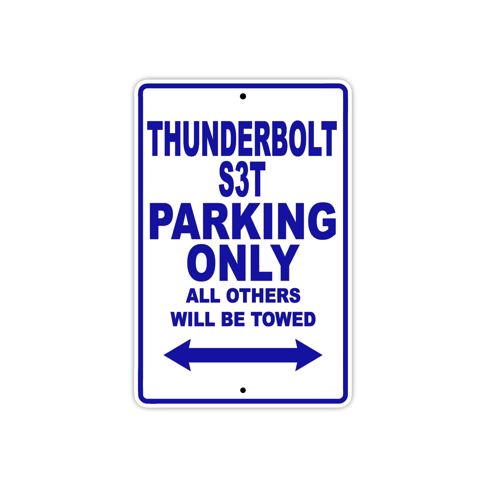 Buell Thunderbolt S3T Parking Only All Others Will Be Towed Aluminum Decor Garage Sign