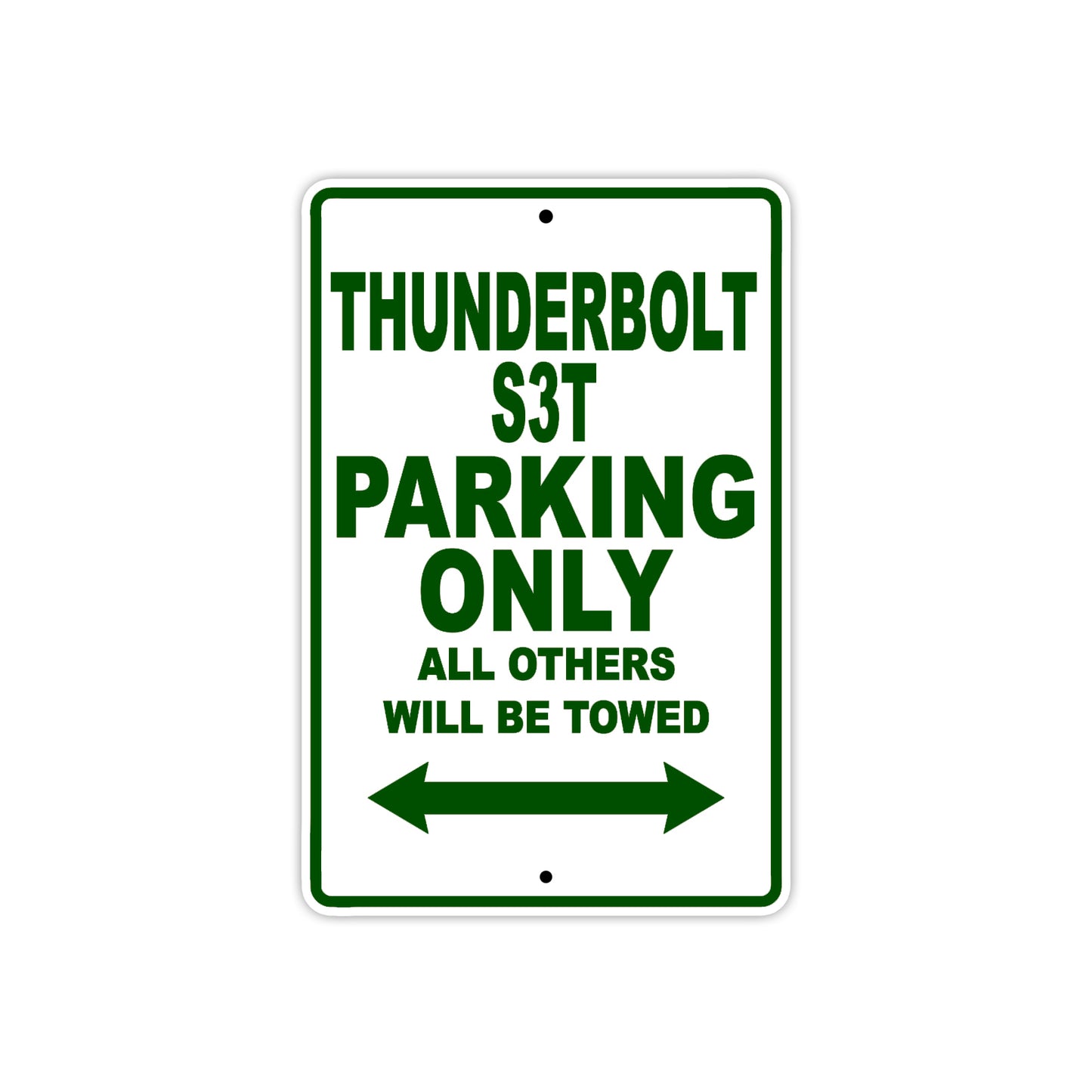 Buell Thunderbolt S3T Parking Only All Others Will Be Towed Aluminum Decor Garage Sign