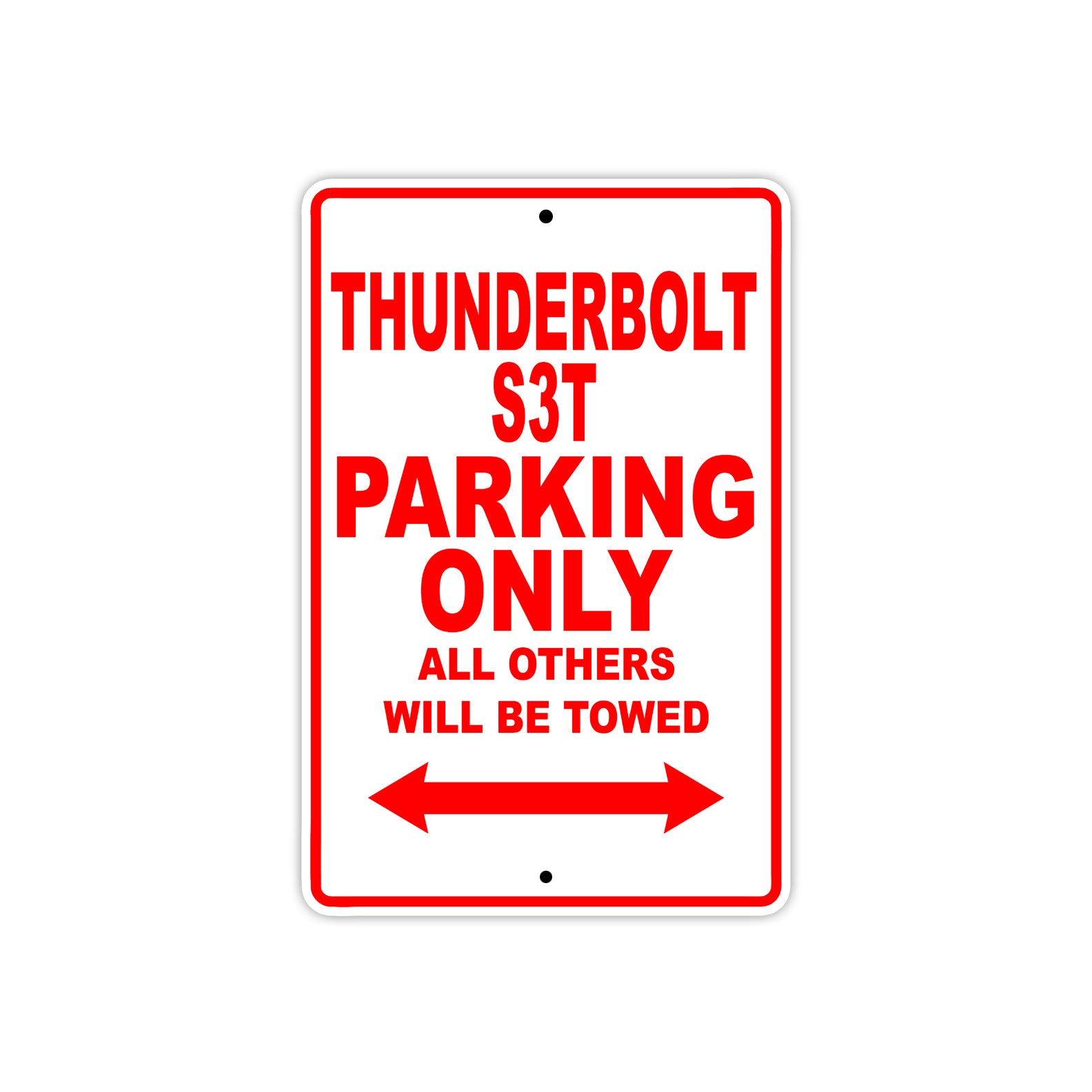 Buell Thunderbolt S3T Parking Only All Others Will Be Towed Aluminum Decor Garage Sign