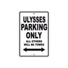 Buell Ulysses Parking Only All Others Will Be Towed Aluminum Decor Garage Sign