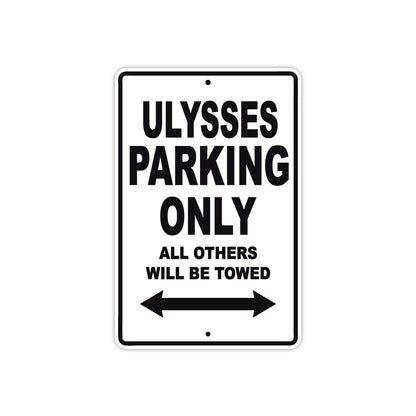 Buell Ulysses Parking Only All Others Will Be Towed Aluminum Decor Garage Sign