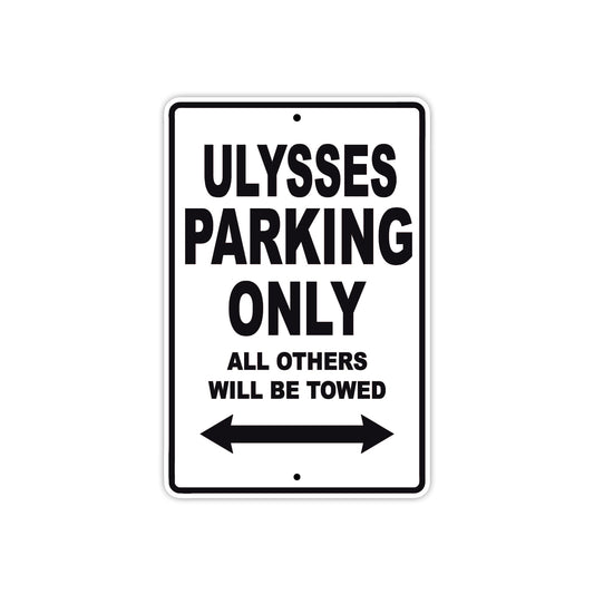 Buell Ulysses Parking Only All Others Will Be Towed Aluminum Decor Garage Sign