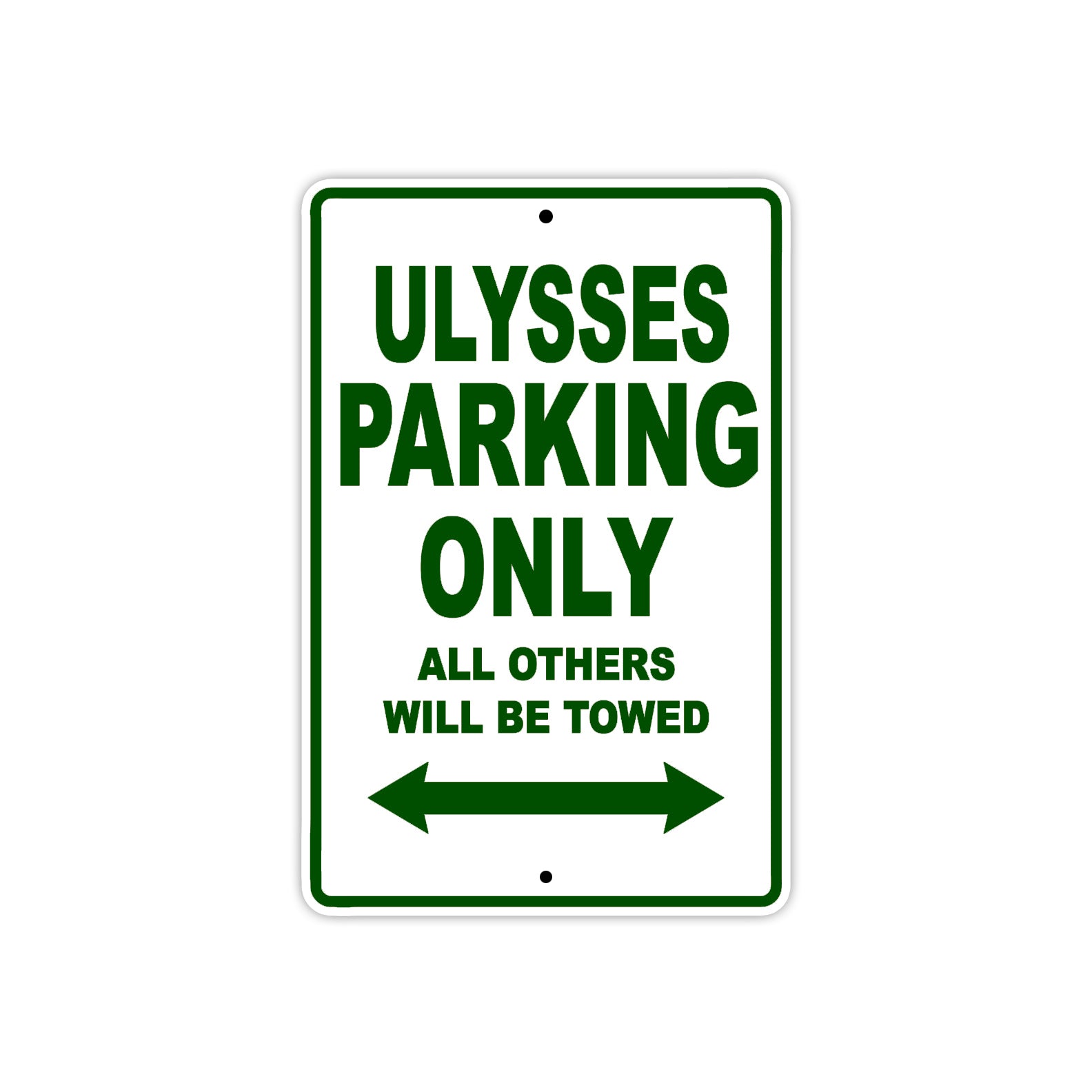 Buell Ulysses Parking Only All Others Will Be Towed Aluminum Decor Garage Sign
