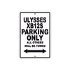 Buell Ulysses XB 12S Parking Only All Others Will Be Towed Aluminum Decor Garage Sign