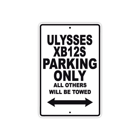 Buell Ulysses XB 12S Parking Only All Others Will Be Towed Aluminum Decor Garage Sign