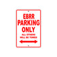 Buell EBRR Parking Only All Others Will Be Towed Aluminum Decor Garage Sign