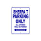 Bultaco Sherpa T Parking Only All Others Will Be Towed Aluminum Decor Garage Sign