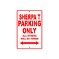 Bultaco Sherpa T Parking Only All Others Will Be Towed Aluminum Decor Garage Sign