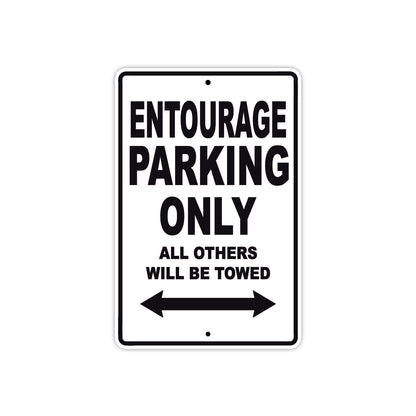 Bushtec Entourage Parking Only All Others Will Be Towed Aluminum Decor Garage Sign