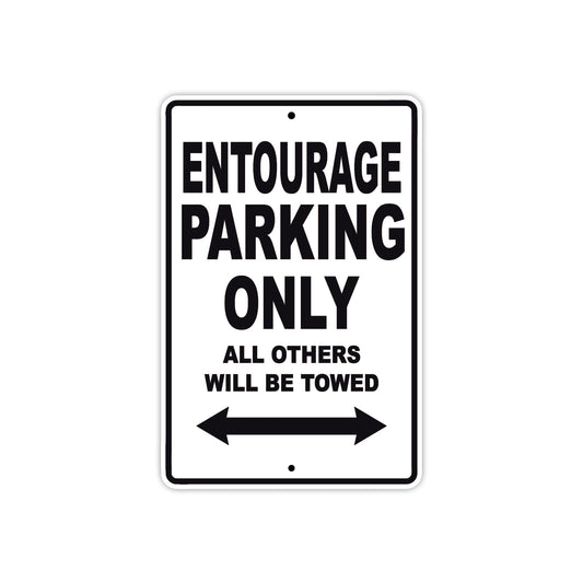 Bushtec Entourage Parking Only All Others Will Be Towed Aluminum Decor Garage Sign