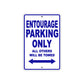 Bushtec Entourage Parking Only All Others Will Be Towed Aluminum Decor Garage Sign