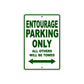 Bushtec Entourage Parking Only All Others Will Be Towed Aluminum Decor Garage Sign