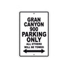 Cagiva Gran Canyon 900 Parking Only All Others Will Be Towed Aluminum Decor Garage Sign
