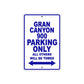 Cagiva Gran Canyon 900 Parking Only All Others Will Be Towed Aluminum Decor Garage Sign