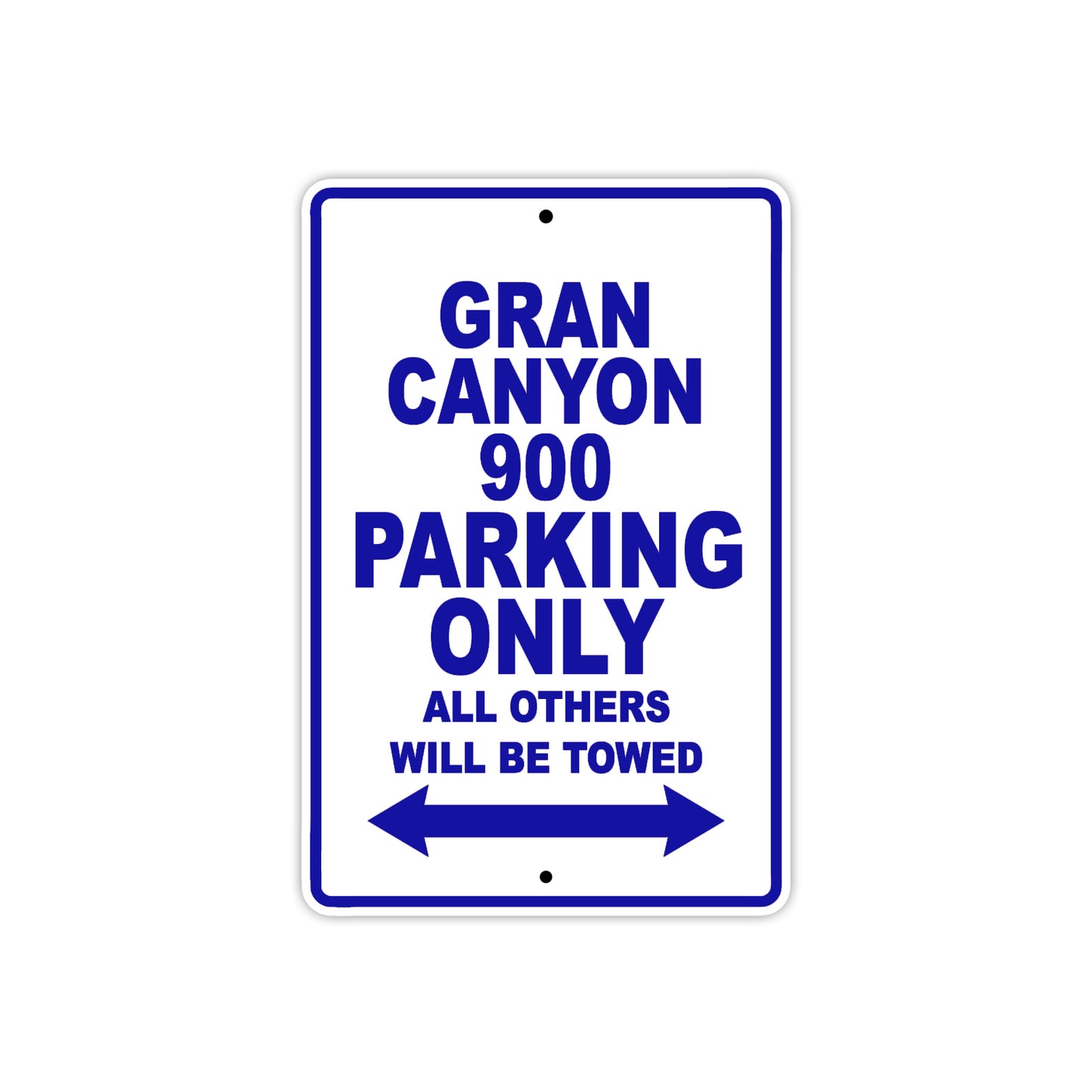 Cagiva Gran Canyon 900 Parking Only All Others Will Be Towed Aluminum Decor Garage Sign