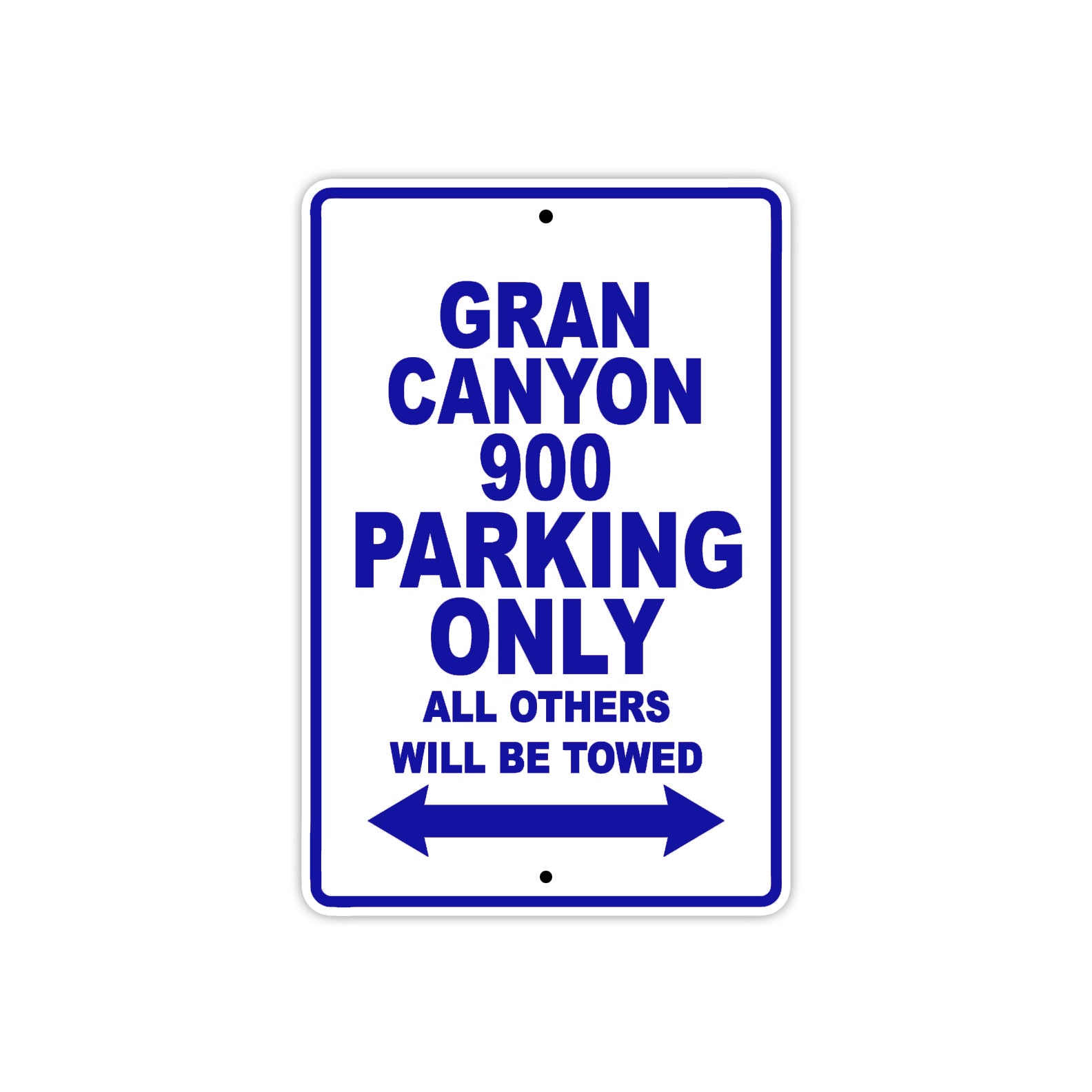 Cagiva Gran Canyon 900 Parking Only All Others Will Be Towed Aluminum Decor Garage Sign