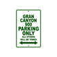 Cagiva Gran Canyon 900 Parking Only All Others Will Be Towed Aluminum Decor Garage Sign