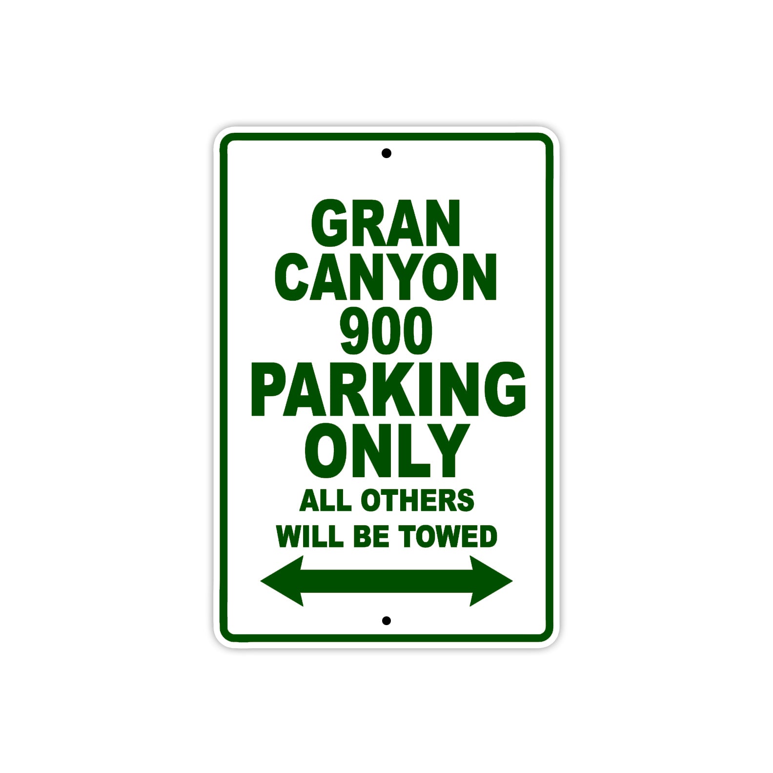 Cagiva Gran Canyon 900 Parking Only All Others Will Be Towed Aluminum Decor Garage Sign