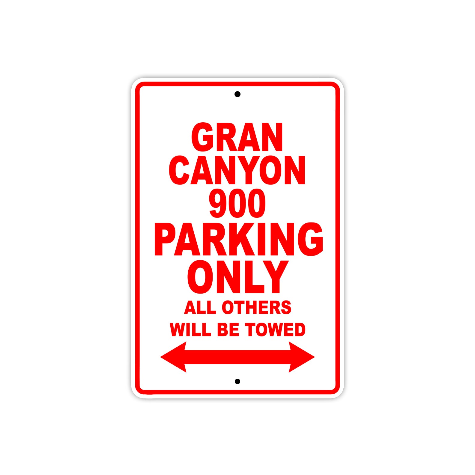 Cagiva Gran Canyon 900 Parking Only All Others Will Be Towed Aluminum Decor Garage Sign