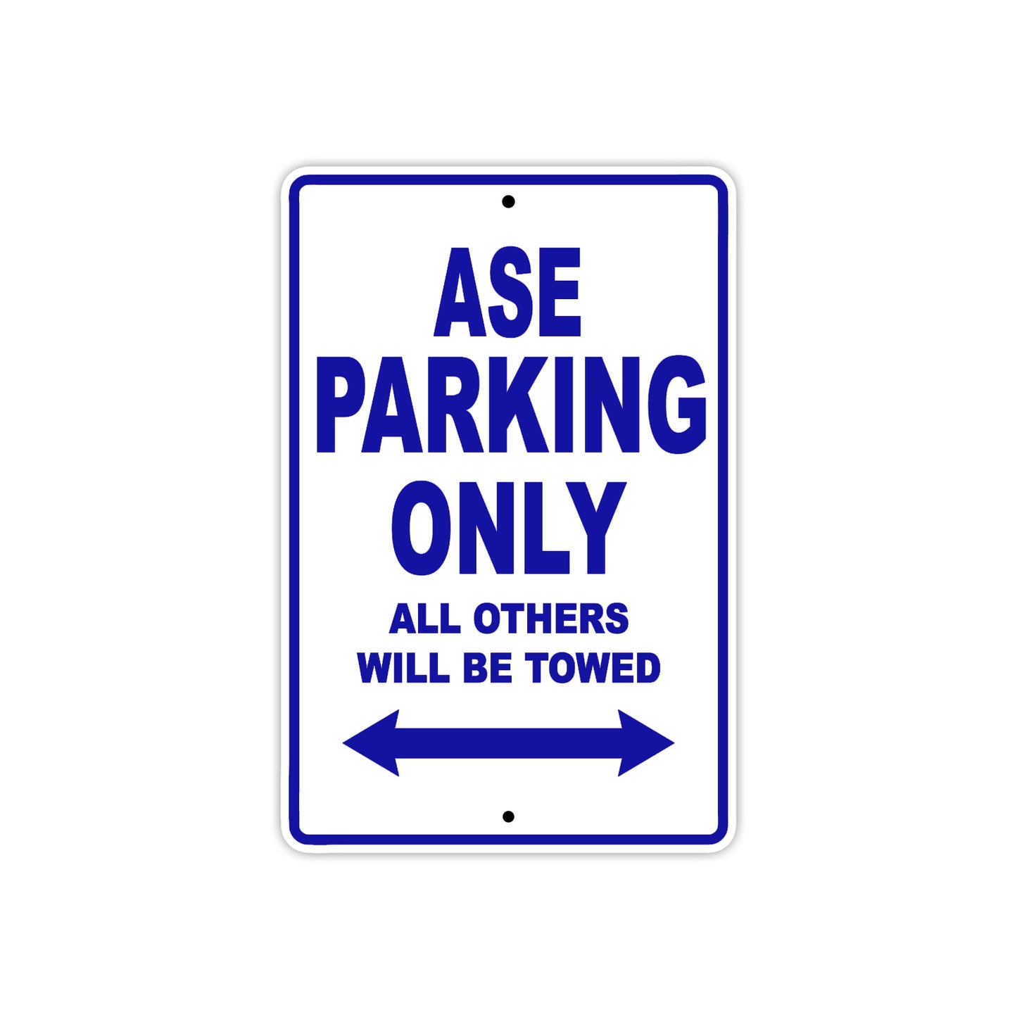 CAN-AM ASE Parking Only All Others Will Be Towed Aluminum Decor Garage Sign