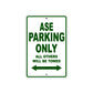 CAN-AM ASE Parking Only All Others Will Be Towed Aluminum Decor Garage Sign