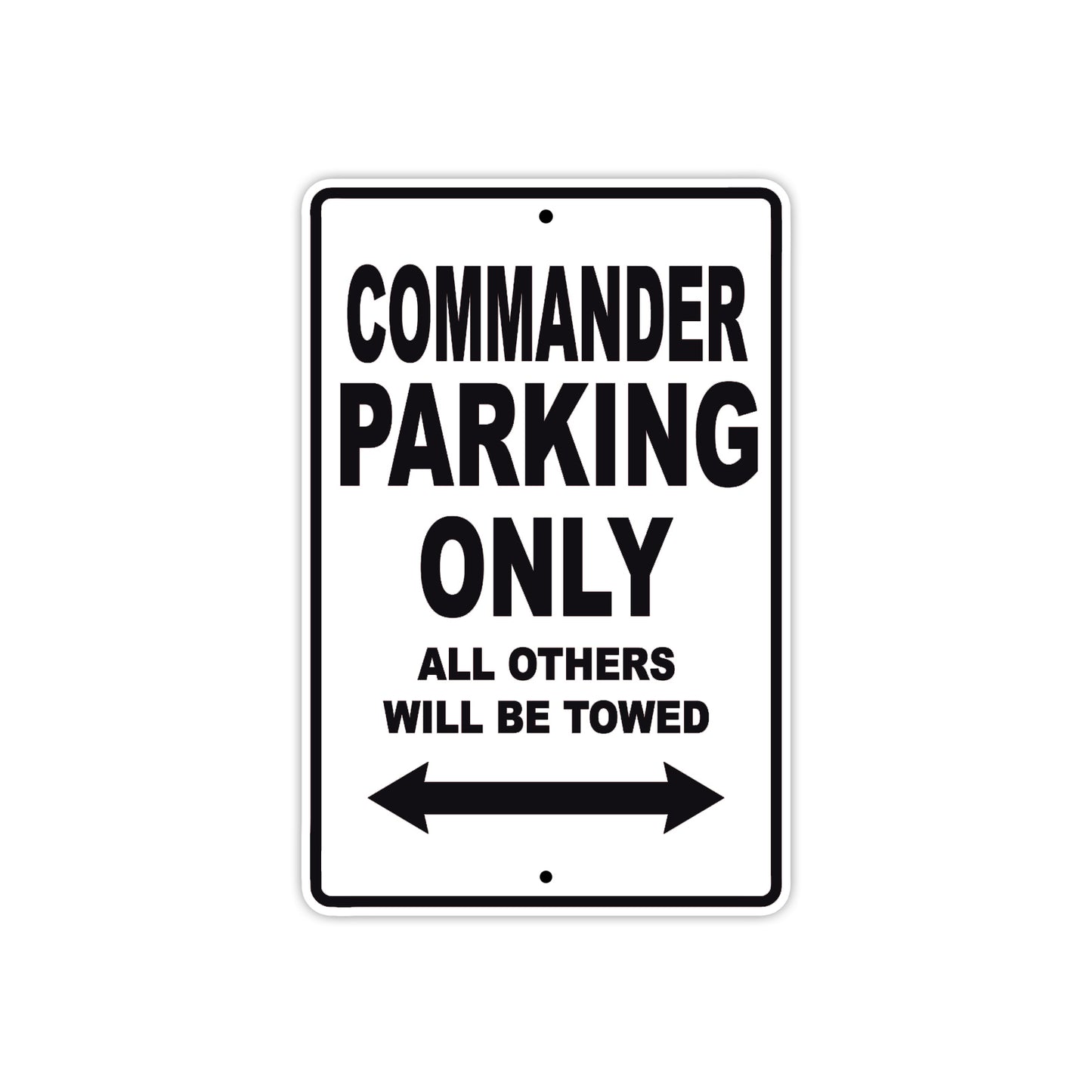 CAN-AM Commander Parking Only All Others Will Be Towed Aluminum Decor Garage Sign