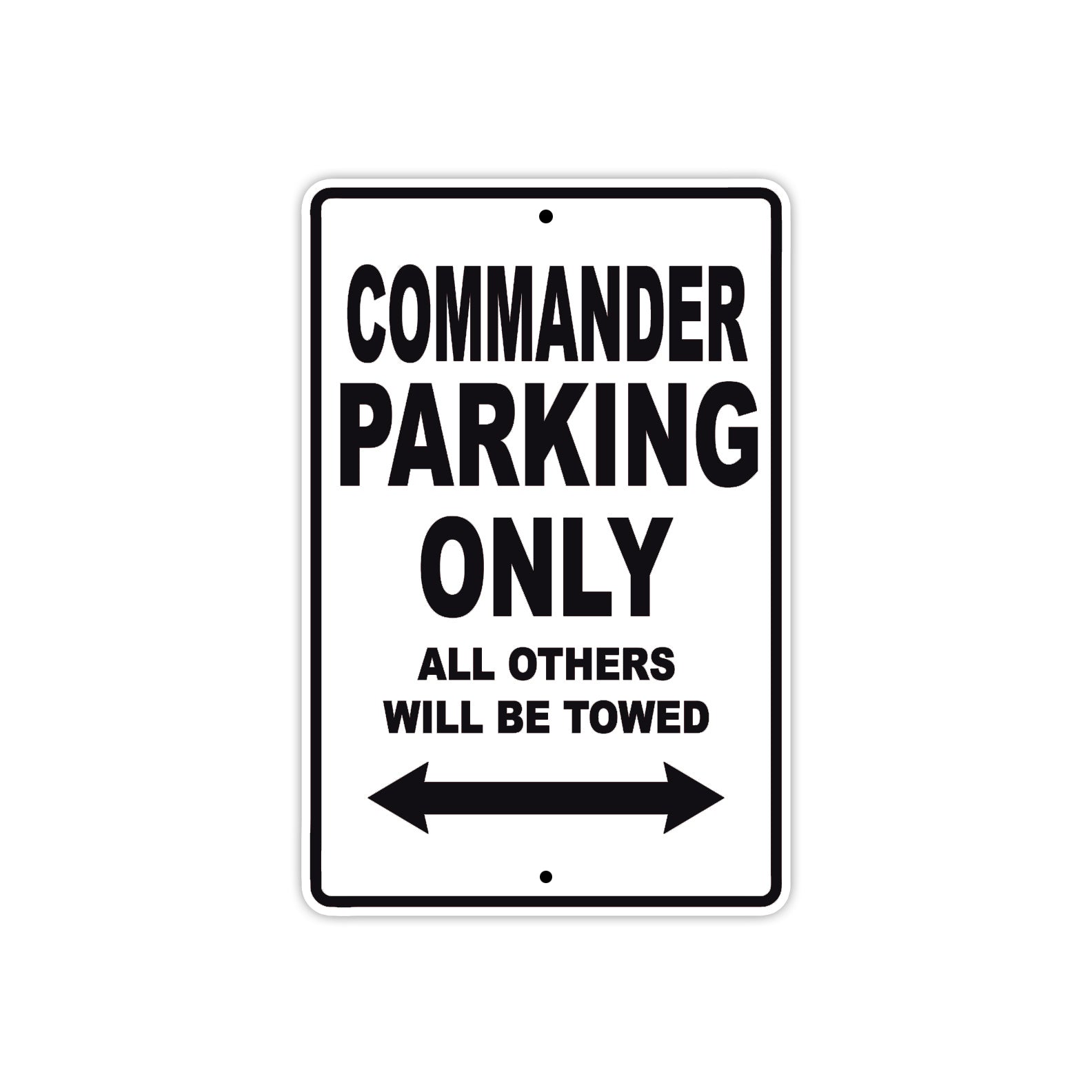 CAN-AM Commander Parking Only All Others Will Be Towed Aluminum Decor Garage Sign