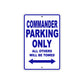 CAN-AM Commander Parking Only All Others Will Be Towed Aluminum Decor Garage Sign