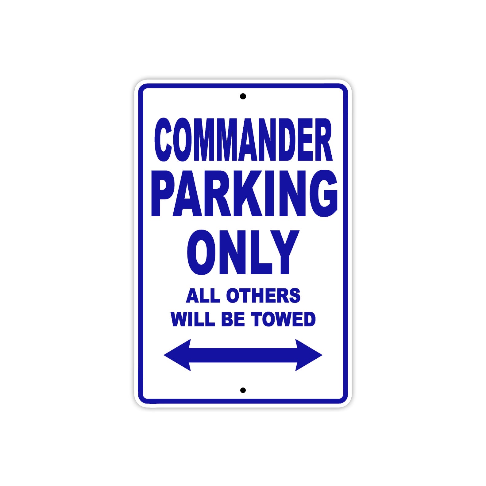 CAN-AM Commander Parking Only All Others Will Be Towed Aluminum Decor Garage Sign