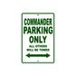 CAN-AM Commander Parking Only All Others Will Be Towed Aluminum Decor Garage Sign