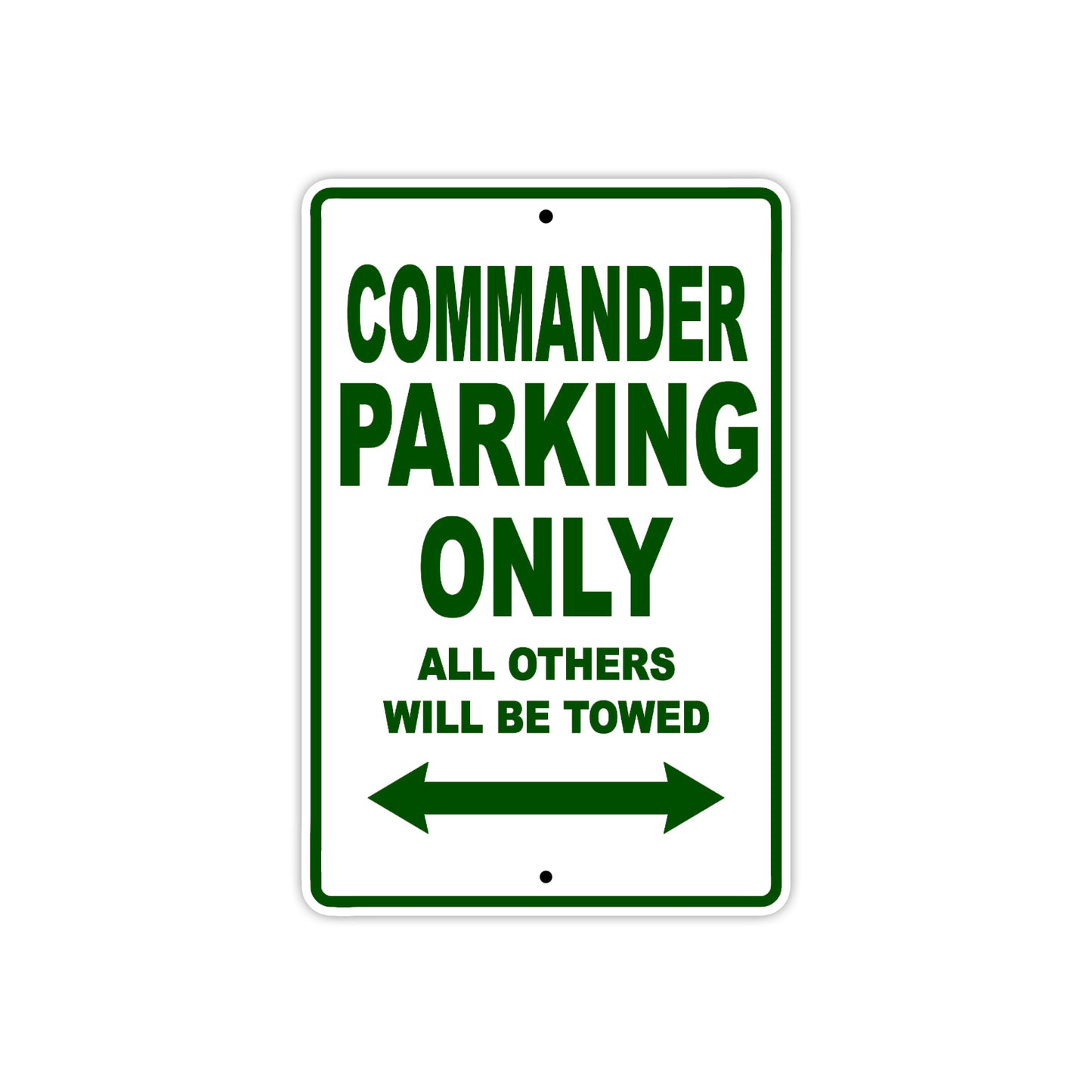 CAN-AM Commander Parking Only All Others Will Be Towed Aluminum Decor Garage Sign
