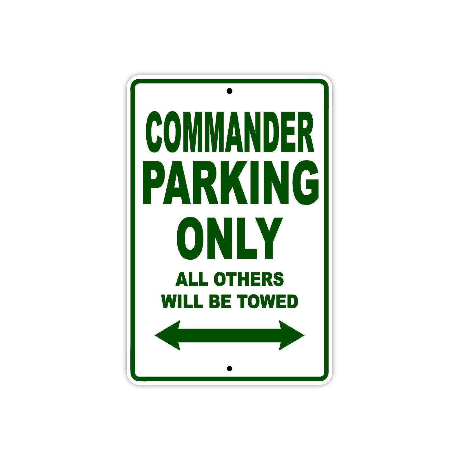 CAN-AM Commander Parking Only All Others Will Be Towed Aluminum Decor Garage Sign