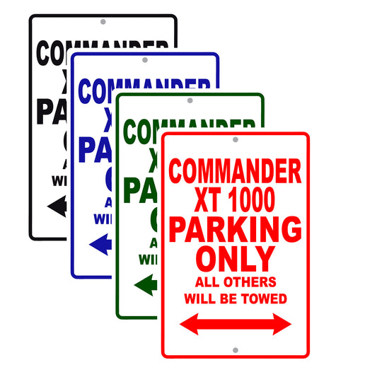 CAN-AM Commander XT 1000 Parking Only All Others Will Be Towed Aluminum Decor Garage Sign