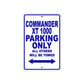 CAN-AM Commander XT 1000 Parking Only All Others Will Be Towed Aluminum Decor Garage Sign